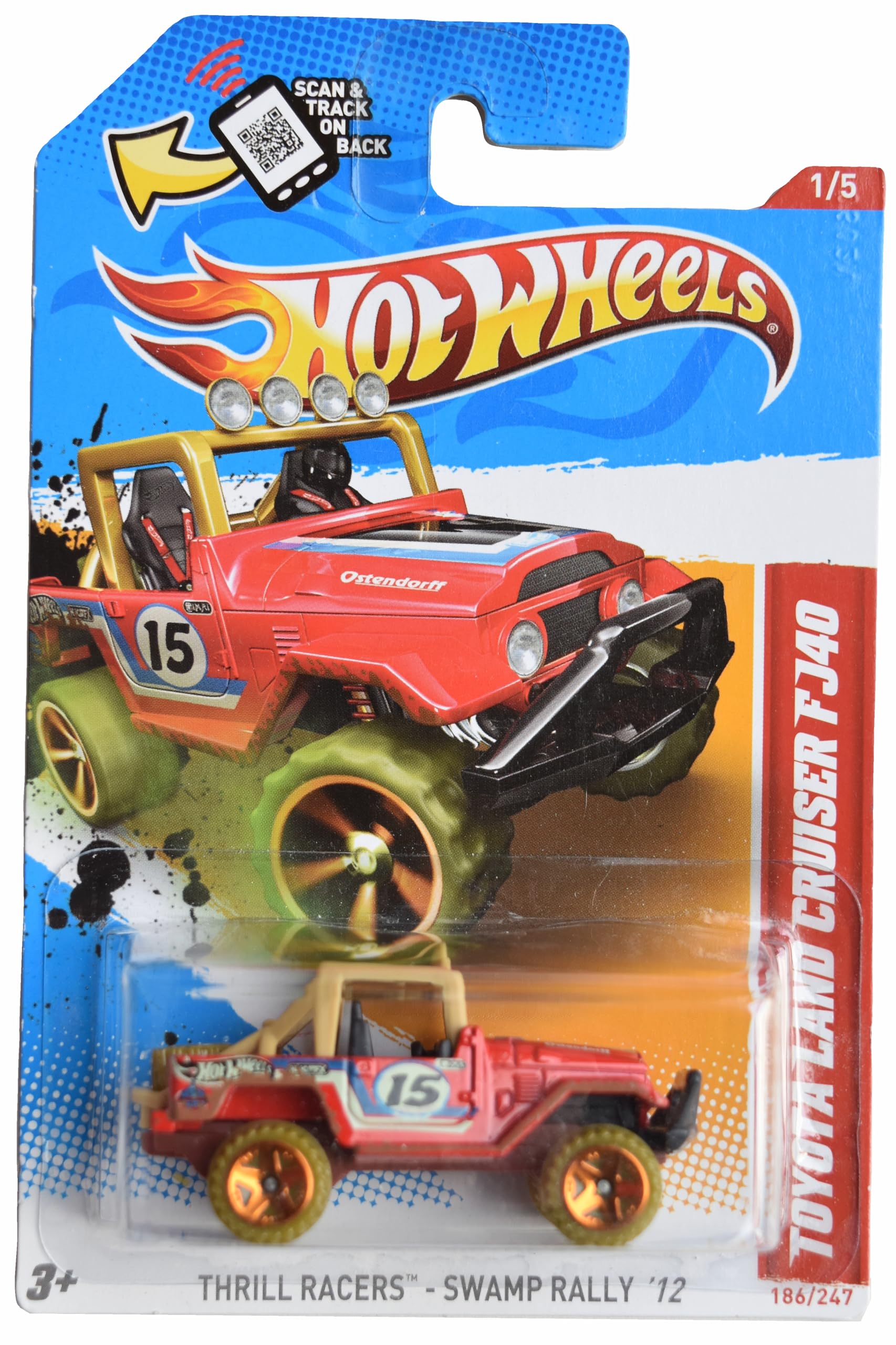 Amazon.com: Hot Wheels Toyota Land Cruiser FJ40, Thrill Racers